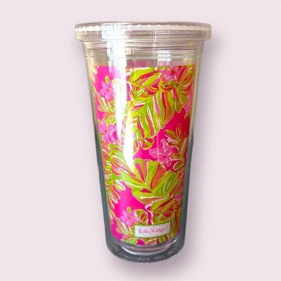 LILLY PULITZER Plastic Tumbler In Jungle Tumble - Picture 1 of 9